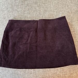 Zara Deep Purple Mini Skirt
